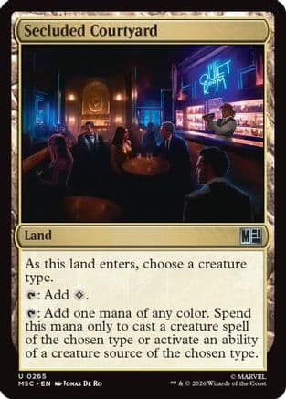 Secluded Courtyard |  (265) [Commander: Marvel Super Heroes]