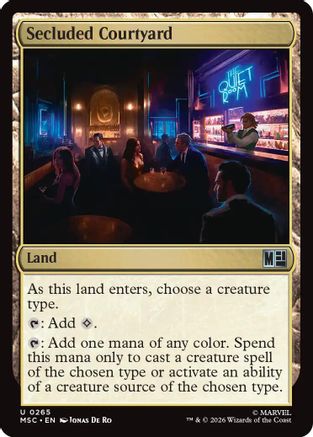 Secluded Courtyard |  (265) [Commander: Marvel Super Heroes]