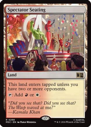 Spectator Seating |  (268) [Commander: Marvel Super Heroes]