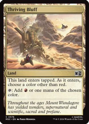 Thriving Bluff |  Foil (578) [Commander: Marvel Super Heroes]