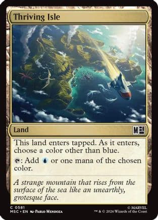 Thriving Isle |  Foil (581) [Commander: Marvel Super Heroes]