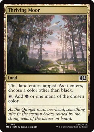 Thriving Moor |  Foil (582) [Commander: Marvel Super Heroes]