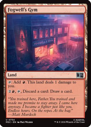Fogwell's Gym |  (754) [Commander: Marvel Super Heroes]