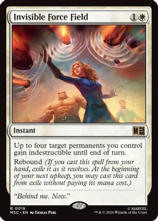Invisible Force Field |  (019) [Commander: Marvel Super Heroes]