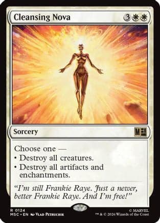 Cleansing Nova |  (124) [Commander: Marvel Super Heroes]
