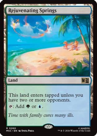 Rejuvenating Springs (Surge Foil) |  Foil (260) [Commander: Marvel Super Heroes]