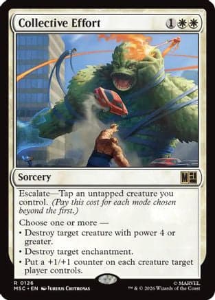 Collective Effort |  (126) [Commander: Marvel Super Heroes]
