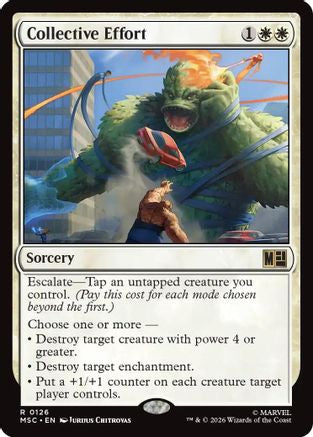 Collective Effort |  (126) [Commander: Marvel Super Heroes]
