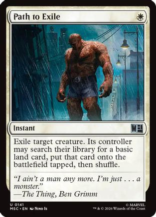 Path to Exile (Surge Foil) |  Foil (141) [Commander: Marvel Super Heroes]