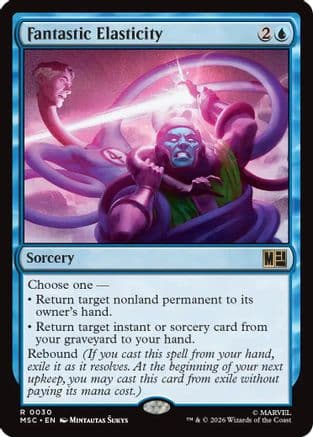 Fantastic Elasticity (Surge Foil) |  Foil (030) [Commander: Marvel Super Heroes]