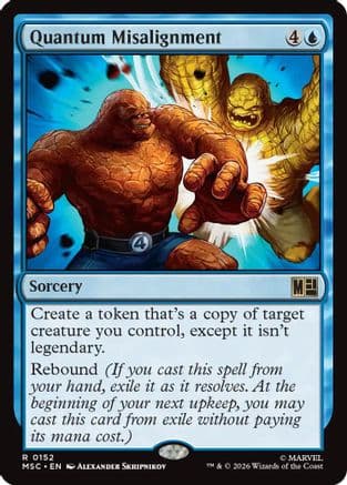 Quantum Misalignment (Surge Foil) |  Foil (152) [Commander: Marvel Super Heroes]