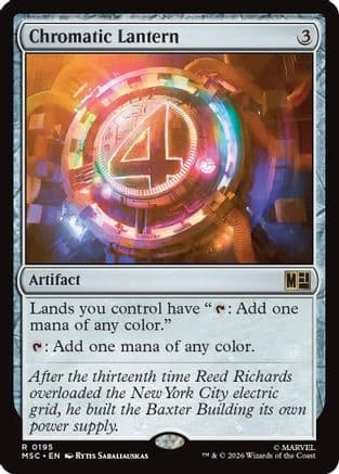 Chromatic Lantern |  (195) [Commander: Marvel Super Heroes]