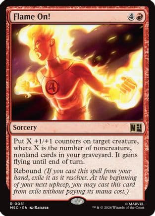 Flame On! |  (051) [Commander: Marvel Super Heroes]