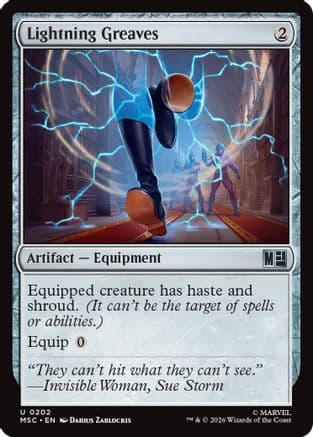 Lightning Greaves |  (202) [Commander: Marvel Super Heroes]