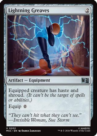 Lightning Greaves |  (202) [Commander: Marvel Super Heroes]
