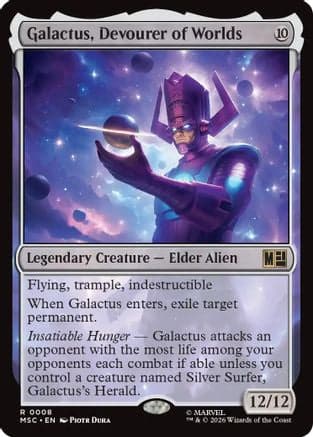 Galactus, Devourer of Worlds (Surge Foil) |  Foil (008) [Commander: Marvel Super Heroes]