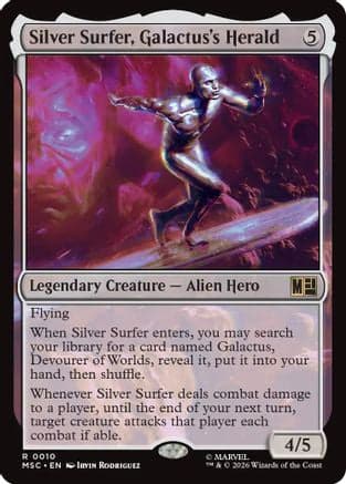 Silver Surfer, Galactus's Herald |  (010) [Commander: Marvel Super Heroes]