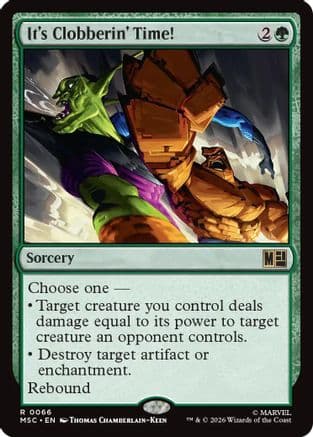 It's Clobberin' Time! |  (066) [Commander: Marvel Super Heroes]