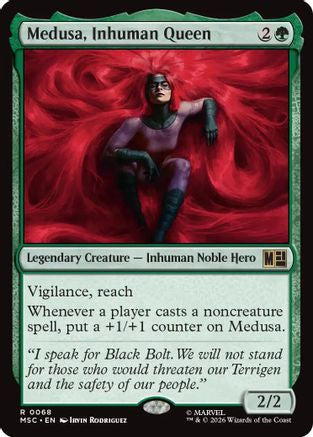 Medusa, Inhuman Queen |  (068) [Commander: Marvel Super Heroes]