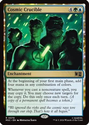 Cosmic Crucible (Surge Foil) |  Foil (079) [Commander: Marvel Super Heroes]