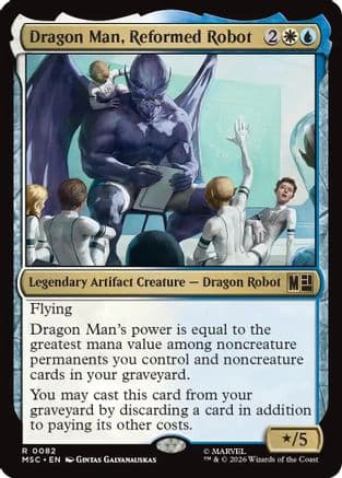 Dragon Man, Reformed Robot |  (082) [Commander: Marvel Super Heroes]