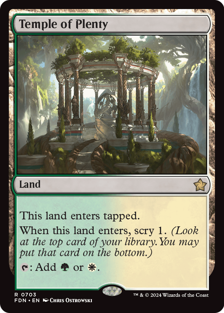 Temple of Plenty (FDN-703) - Foundations