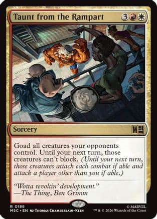 Taunt from the Rampart |  (188) [Commander: Marvel Super Heroes]