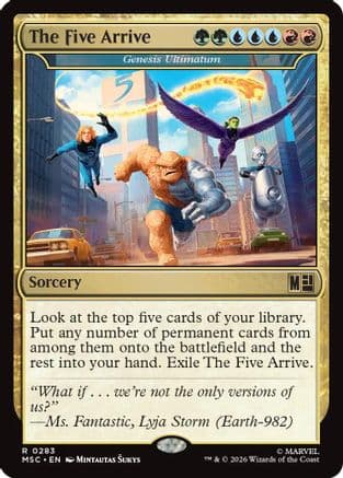 The Five Arrive - Genesis Ultimatum |  (283) [Commander: Marvel Super Heroes]