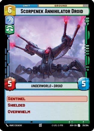 Scorpenek Annihilator Droid |  (29/264)  [Ashes of the Empire]