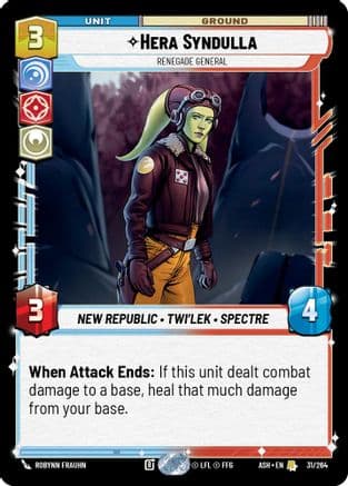 Hera Syndulla - Renegade General |  (31/264)  [Ashes of the Empire]