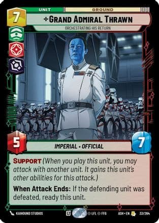 Grand Admiral Thrawn - Orchestrating His Return |  (33/264)  [Ashes of the Empire]