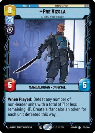 Pre Vizsla - Strong-Willed Ruler |  (53/264)  [Ashes of the Empire]