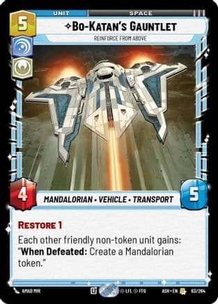 Bo-Katan's Gauntlet - Reinforce from Above |  (63/264)  [Ashes of the Empire]