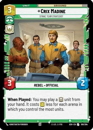 Crix Madine - Strike Team Strategist |  (108/264)  [Ashes of the Empire]