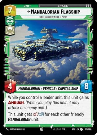 Mandalorian Flagship - Captured from the Empire |  (113/264)  [Ashes of the Empire]