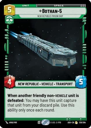 Bothan-5 - New Republic Prison Ship |  (128/264)  [Ashes of the Empire]