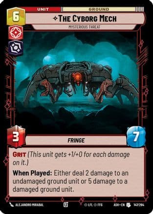 The Cyborg Mech - Mysterious Threat |  (147/264)  [Ashes of the Empire]