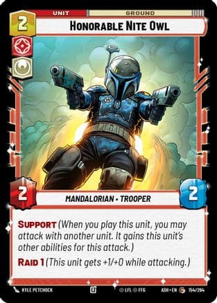 Honorable Nite Owl |  (154/264)  [Ashes of the Empire]