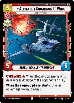 Alphabet Squadron U-Wing - Quiet Devotion |  (159/264)  [Ashes of the Empire]