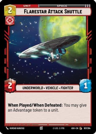 Flarestar Attack Shuttle |  (167/264)  [Ashes of the Empire]