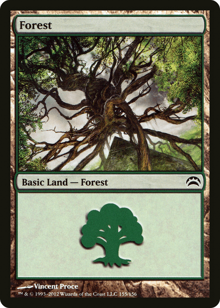 Forest (155) [Planechase 2012]  Foil