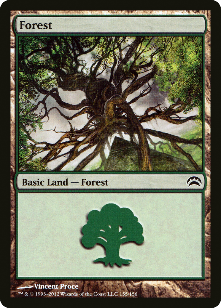 Forest (155) [Planechase 2012] Foil