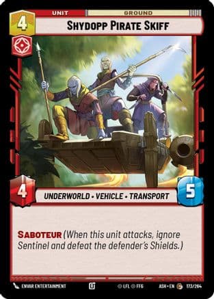 Shydopp Pirate Skiff |  (173/264)  [Ashes of the Empire]