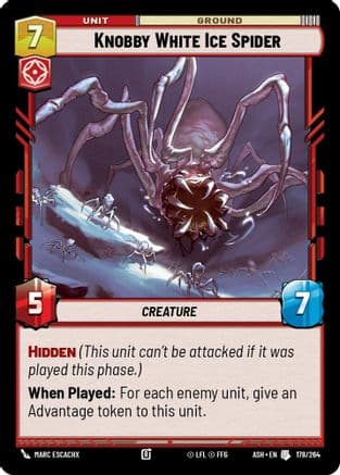 Knobby White Ice Spider |  (178/264)  [Ashes of the Empire]
