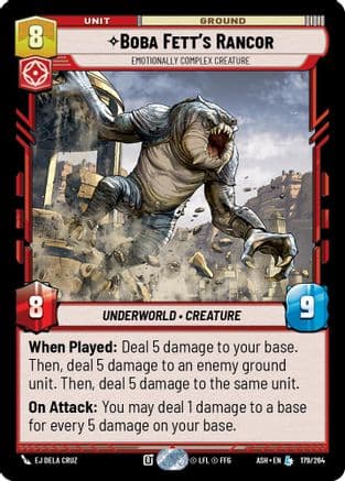 Boba Fett's Rancor - Emotionally Complex Creature |  (179/264)  [Ashes of the Empire]