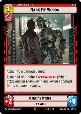Mark My Words |  (181/264)  [Ashes of the Empire]