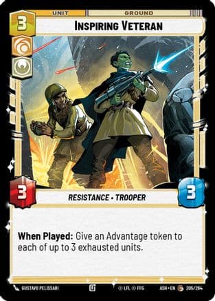 Inspiring Veteran |  (205/264)  [Ashes of the Empire]