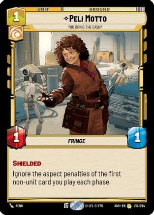 Peli Motto - You Bring the Cash? |  (212/264)  [Ashes of the Empire]