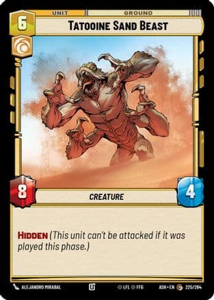Tatooine Sand Beast |  (225/264)  [Ashes of the Empire]