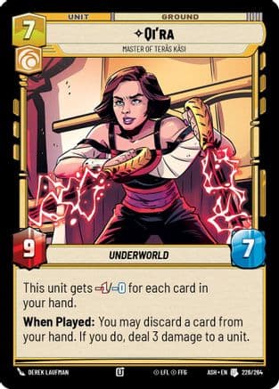 Qi'ra - Master of Teras Kasi |  (226/264)  [Ashes of the Empire]